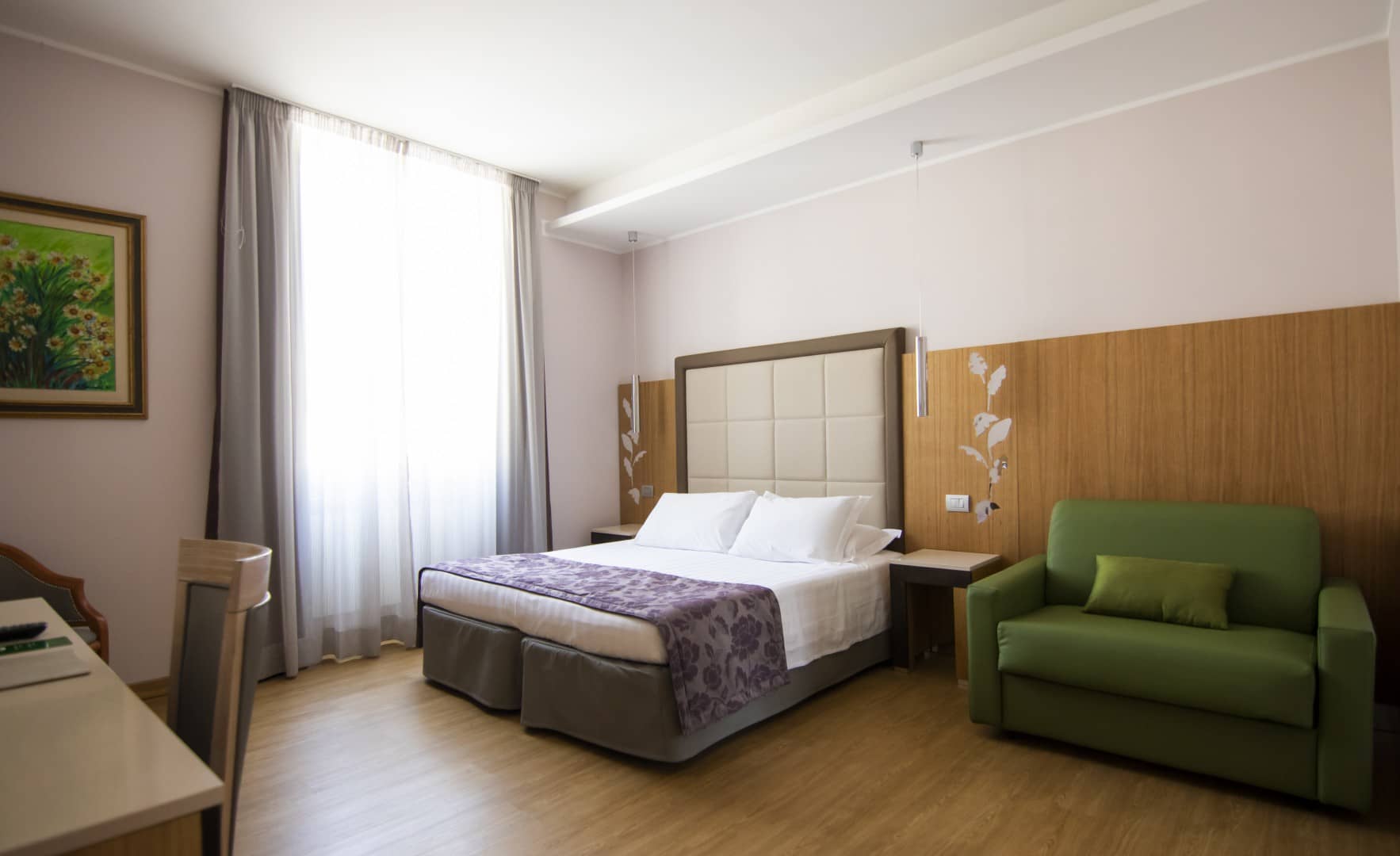 Triple Room with View Hotel Giolli Nazionale Rome3