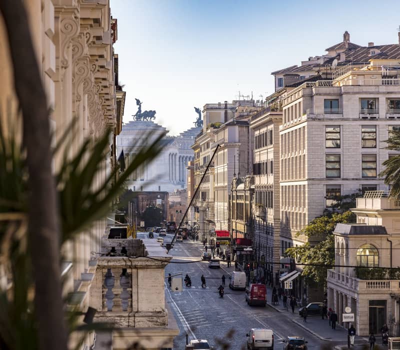 Triple Room with View Hotel Giolli Nazionale Rome1