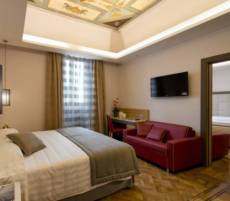 Deluxe Double Room with View Hotel Giolli Nazionale Rome