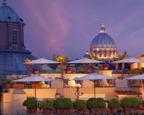 Giollinazionale Roma Cocktailbars Rooftops Raphael Terrazze